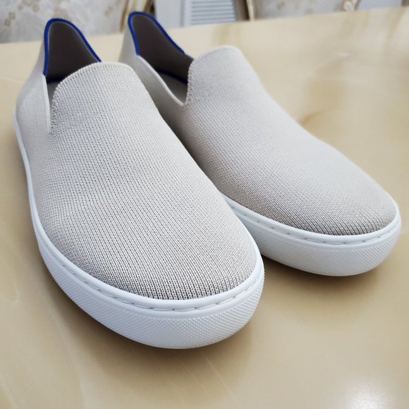 Rothy's The Original Slip On Sneaker in Sand - Picture 12 of 15